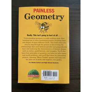 Barron's Painless Ser.: Painless Geometry by‎ Lynette Long (2009, Trade...